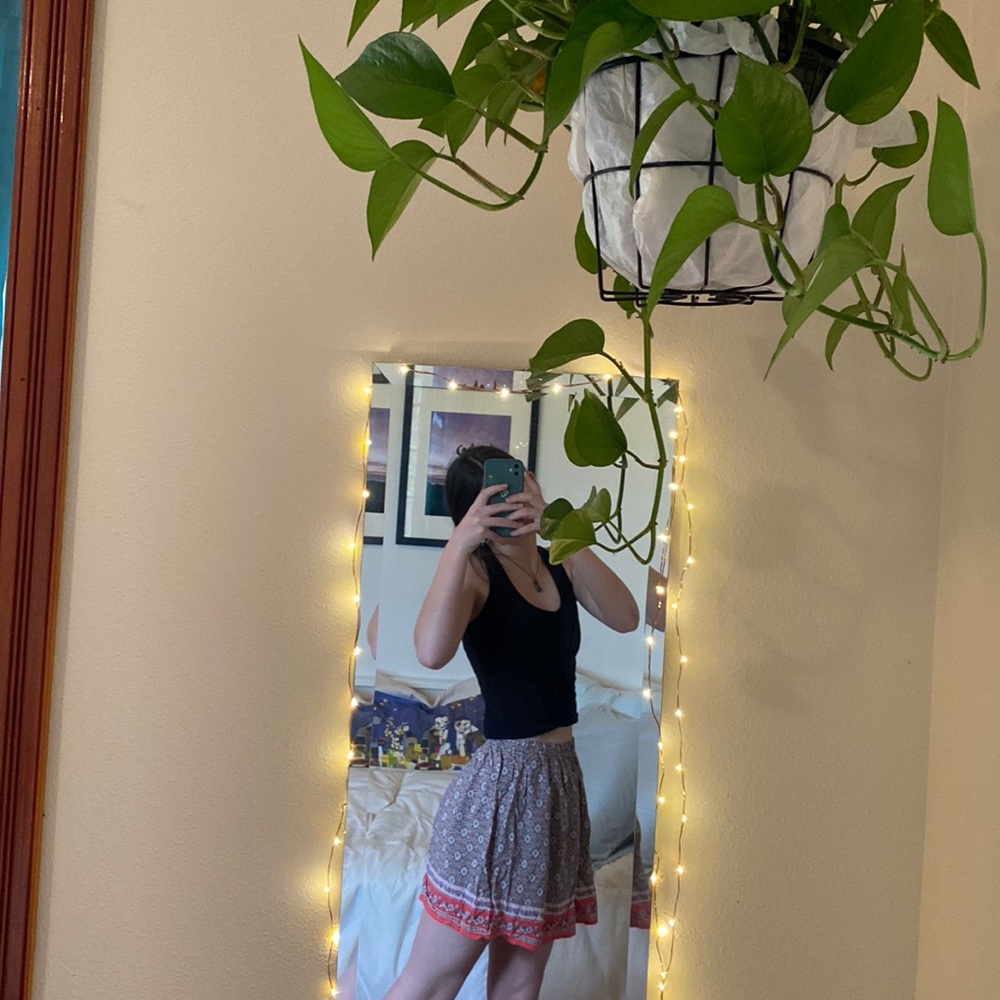Floral soft skirt